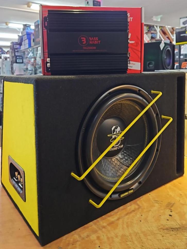 Groundzero subwooferpack lakro rebel opruiming