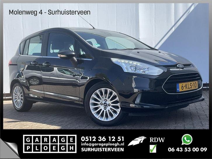 Ford B-Max 1.0 EcoBoost Titanium Trekhaak Voll.Onderhoud Nav, Auto's, Ford, Bedrijf, B-Max, ABS, Airbags, Alarm, Bluetooth, Boordcomputer