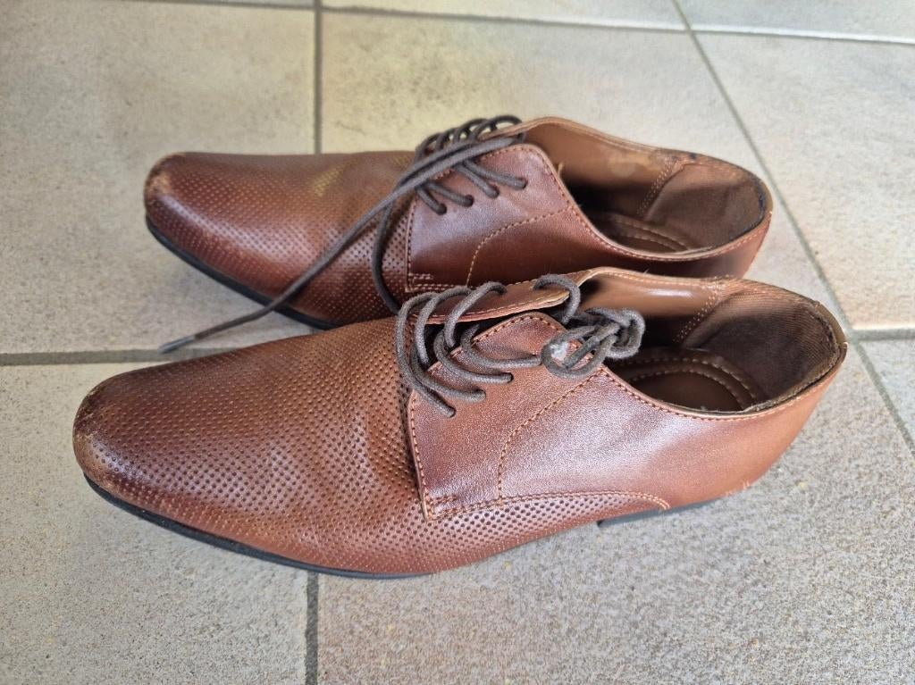 Bruine geklede schoenen jongen maat 34, Garçon, Enlèvement, Utilisé, Next