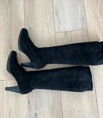 Zwarte dameslaarzen, Enlèvement, Porté, Bottes hautes, Noir