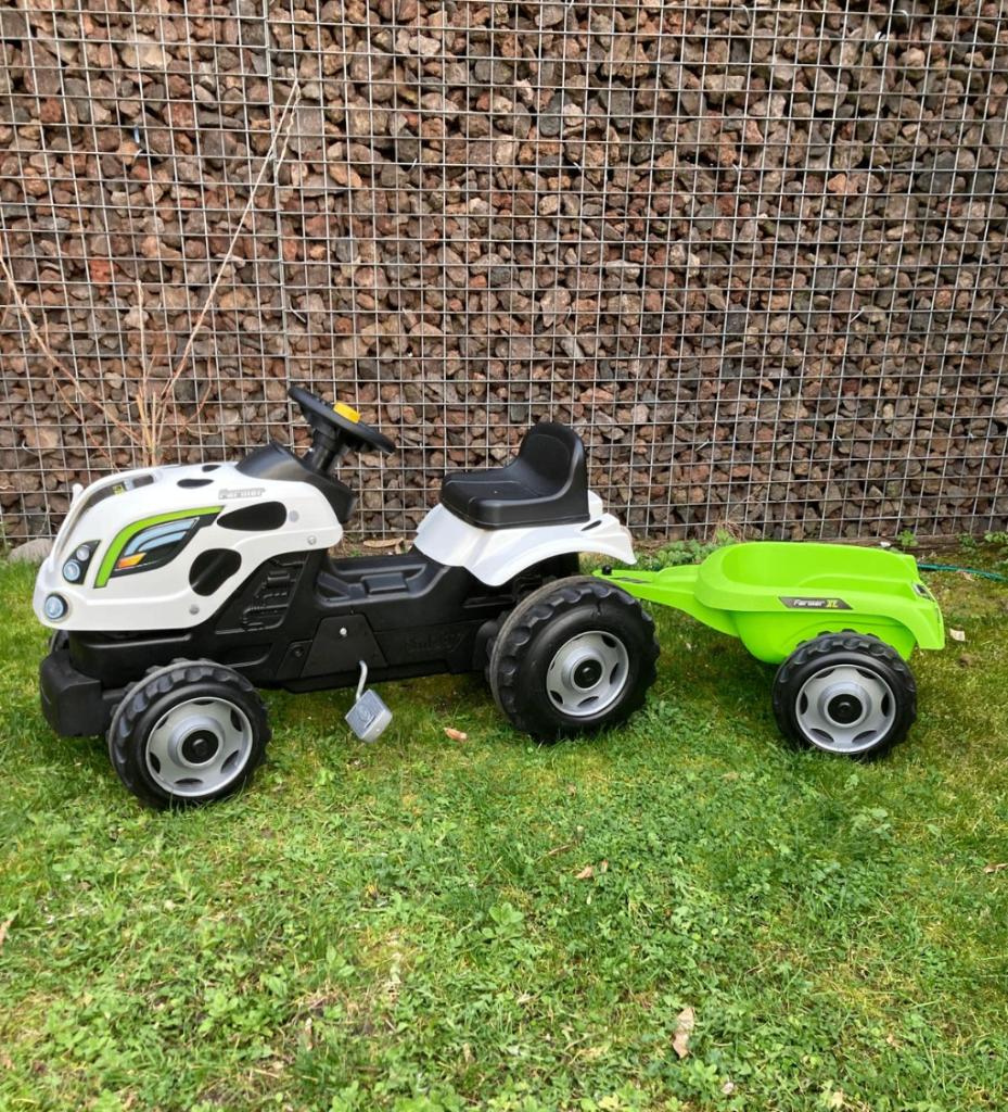 tractor met aanhangwagen, Kinderen en Baby's, Ophalen, Met kar of aanhanger