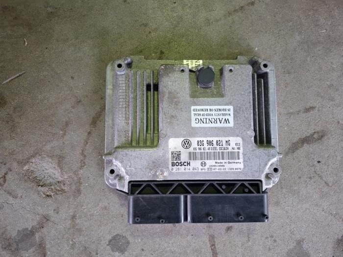 Ordinateur gestion moteur d'un Volkswagen Touran, Volkswagen, -, 3 mois de garantie, Utilisé