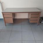 Vintage Metalen Bureau, Huis en Inrichting, Bureaus, Ophalen, Gebruikt, Bureau