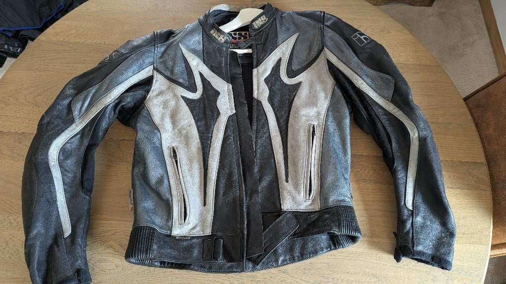 Ensemble Moto Cuir IXS (Veste + Pantalon) - Taille 50, Seconde main, Ensemble, Enlèvement, IXS