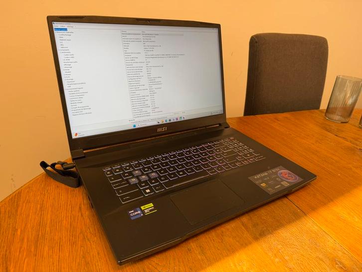 MSI Katana 17 – i9 / RTX 4070 – État impeccable, Computers en Software, Windows Laptops, Zo goed als nieuw, 17 inch of meer, SSD