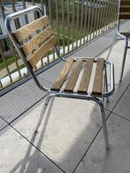 terrasstoelen, Tuin en Terras, Tuinstoelen, Ophalen, Zo goed als nieuw, Aluminium, Stapelbaar