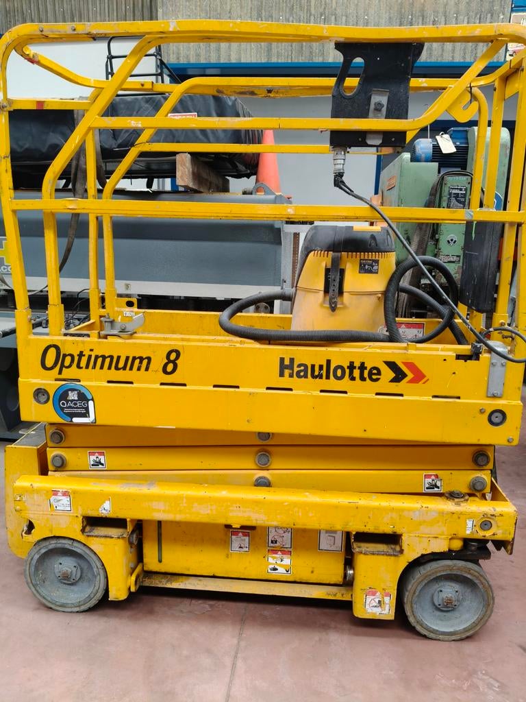 Schaarlift/hoogtewerker Haulotte Optimum 8, Ophalen