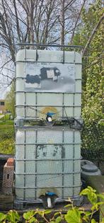 Container IBC 1000L, Tuin en Terras, Ophalen, Kunststof, Gebruikt, Met kraantje
