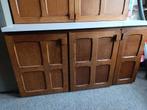 Armoires de cuisine avec portes en chêne, Maison & Meubles, Enlèvement
