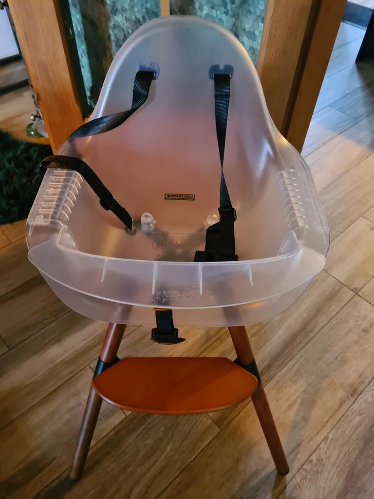 NIEUW Childhome kinderstoel Evolu2 Dark Naturel Frosted, Ophalen