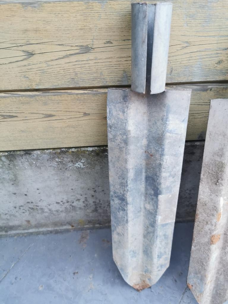 7 paal houders, Tuin en Terras, Palen, Balken en Planken, Ophalen, Palen