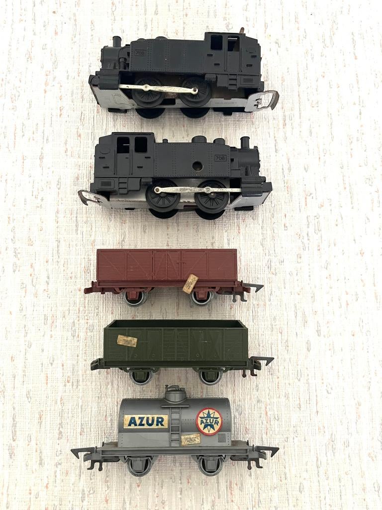 Ensemble de trains Jouef locomotives + wagons France, Analogique, Jouef, Enlèvement ou Envoi, Set de Trains