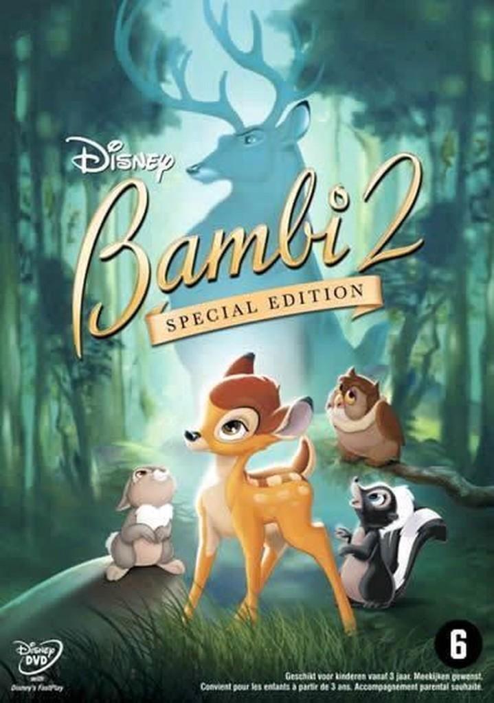 Disney dvd - Bambi 2 - special edition, Cd's en Dvd's, Dvd's | Tekenfilms en Animatie, Ophalen of Verzenden