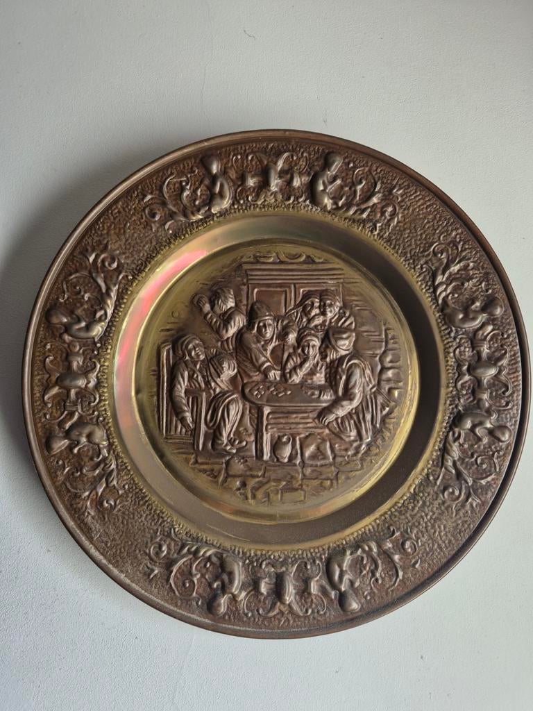 Schalen porselein en brons ,koper., Ophalen, Brons