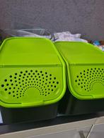 Boîtes à frites et oignons, Maison & Meubles, Enlèvement, Comme neuf, Vert, Récipient ou Bol
