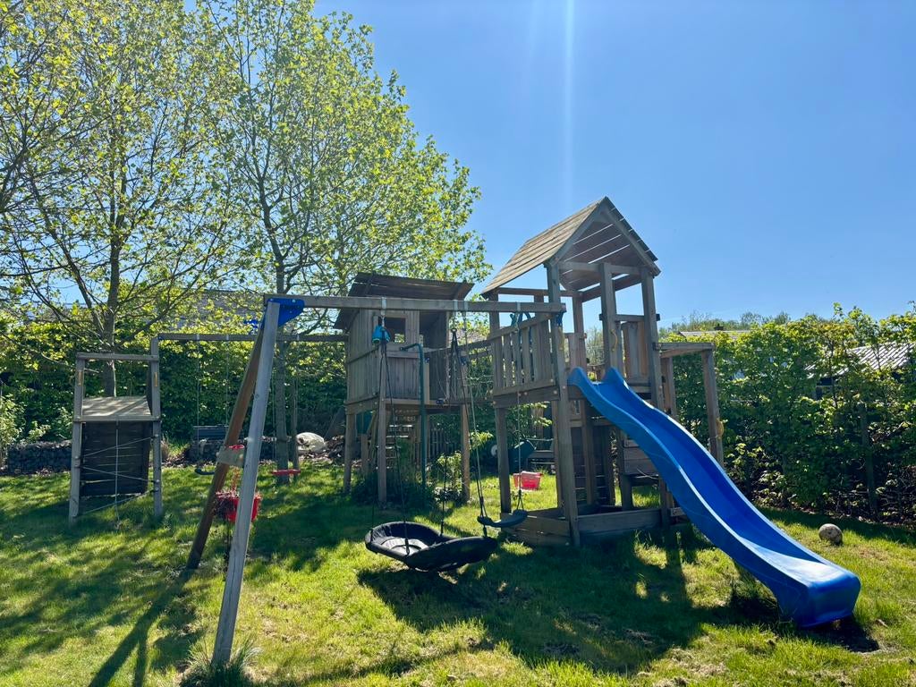 Dubbele grote speeltuin (Blue Rabbit 2.0), Ophalen, Gebruikt, Schommel