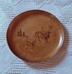 Assiette de Spa pyrogravée, Enlèvement ou Envoi