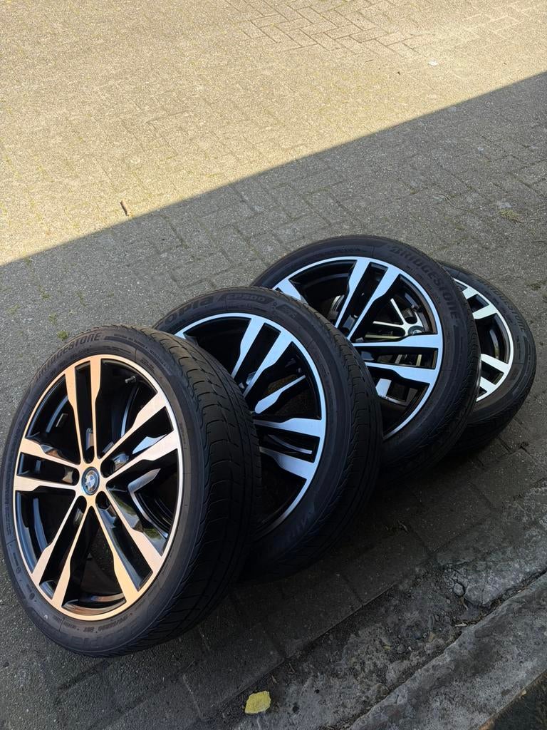 Jantes Bmw i3 20 pouces avec pneus d'été comme neuves, Autos : Pièces & Accessoires, Pneus & Jantes, Enlèvement, 20 pouces, Pneus été