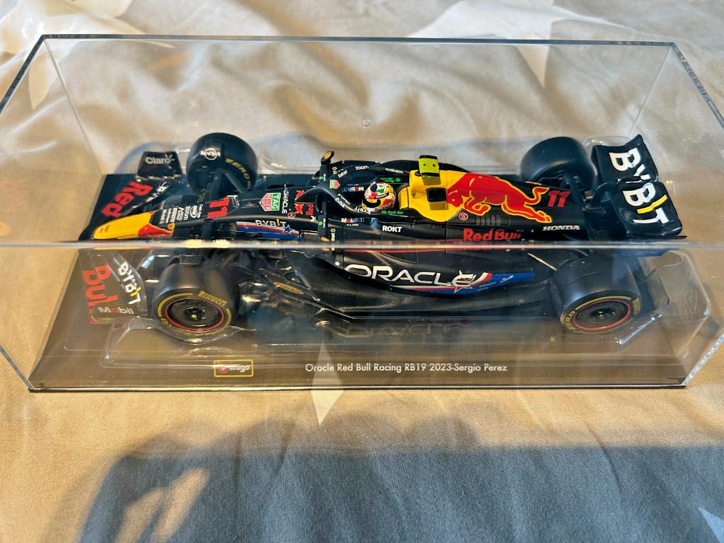 1/24 Red Bull RB19 Sergio Perez 2023 GP USA, Burago, Ophalen of Verzenden, Nieuw, Auto, Burago