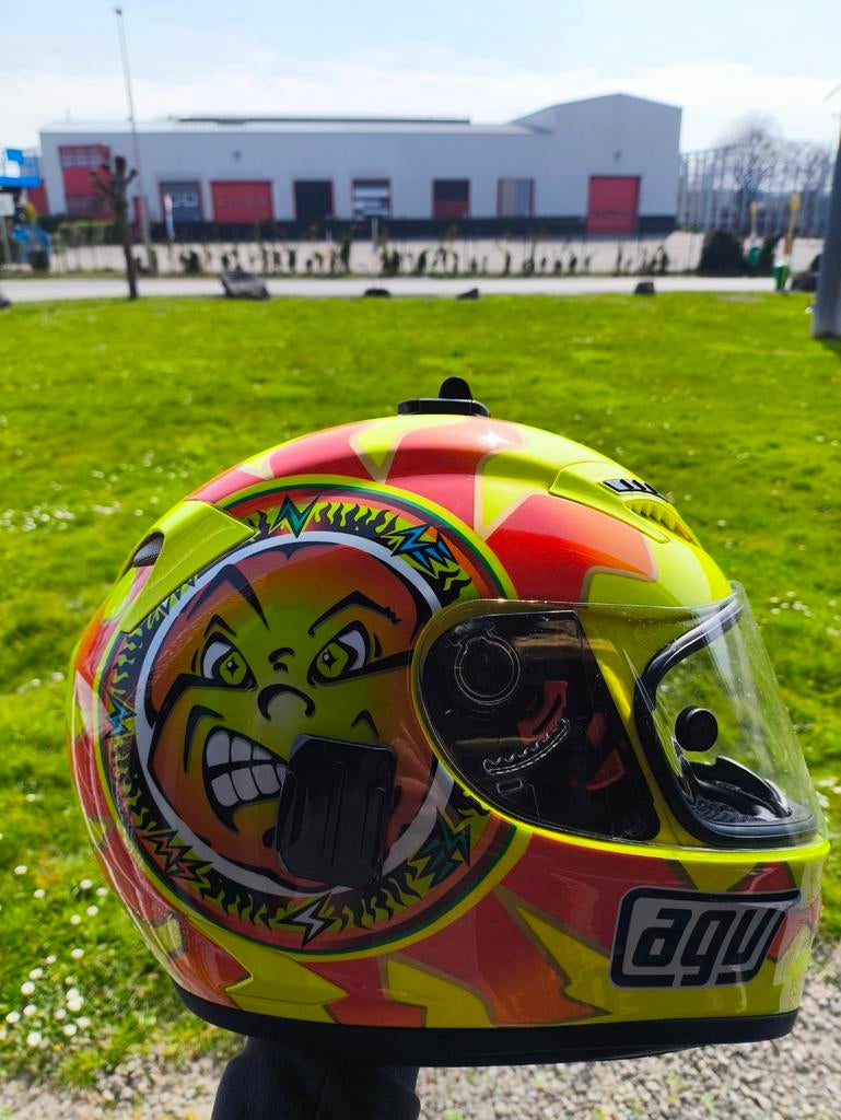 Casque AGV Valentino rossi sole luna VR46, Enlèvement ou Envoi, M