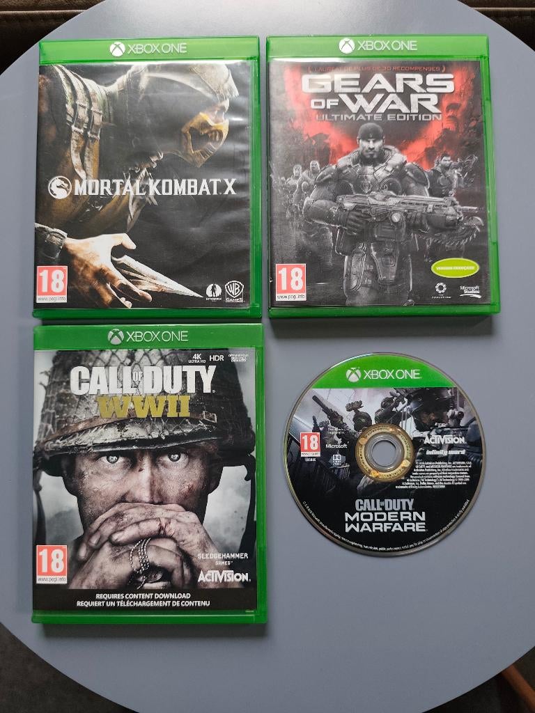 Lot 4 jeux Xbox One, Consoles de jeu & Jeux vidéo, Enlèvement ou Envoi