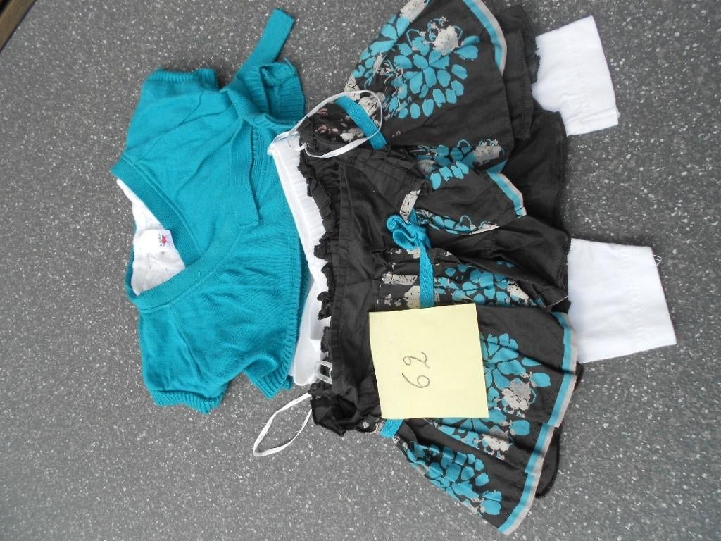 setje 4 stuks mt 62, Kinderen en Baby's, Babykleding | Maat 62, Ophalen of Verzenden, Gebruikt, Meisje, Setje