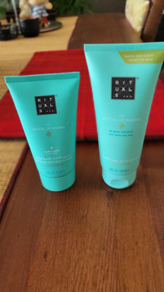 Gommage doux Rituals, Enlèvement