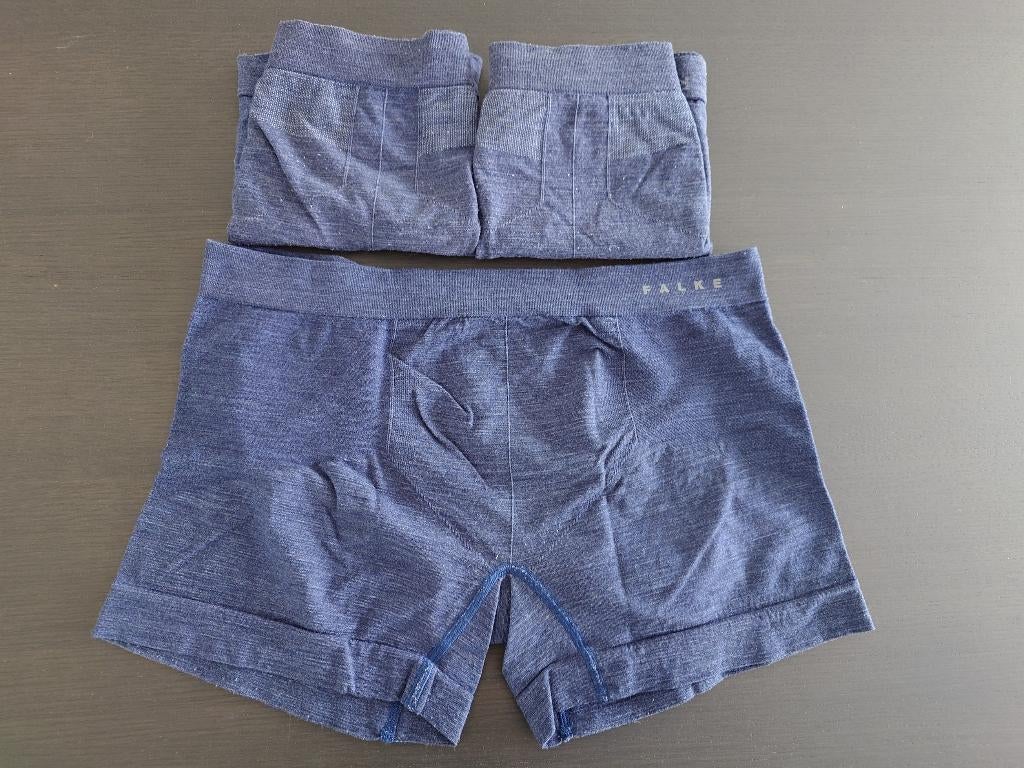 Falke boxer wooltech light men L 2 stuks, Kleding | Heren, Ophalen of Verzenden, Blauw, Falke, Boxer