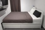 ️ Lit tiroirs 250€ (Disparu rapidement cause déménagement), Enlèvement, Utilisé, 180 cm, Réglable