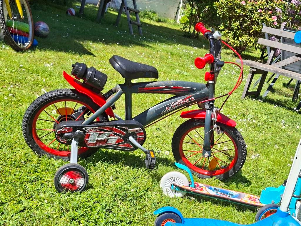 Vélo pour enfants, Vélos & Vélomoteurs, Enlèvement ou Envoi, Stabilisateurs, Rusher, Comme neuf