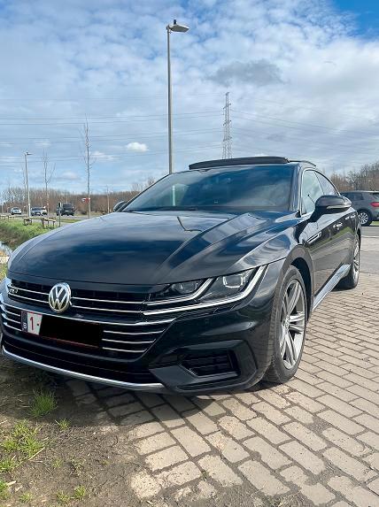 Volkswagen Arteon R-Line, Auto's, Volkswagen, Particulier, Arteon, Airbags, Diesel, Euro 6, Automaat, Zwart, Zwart, Leder, Voorwielaandrijving