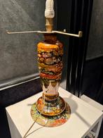 Glazen tafellamp geschilderd - NIEUWE PRIJS, Ophalen