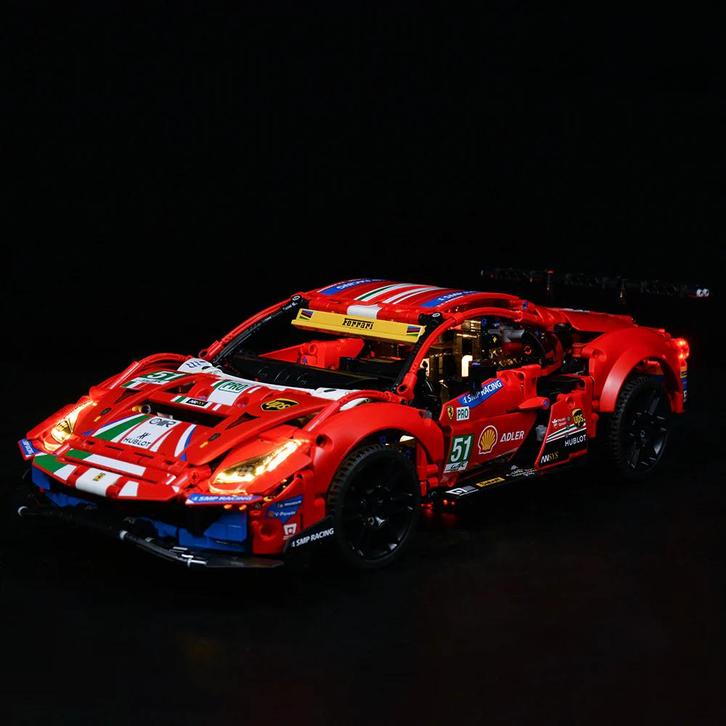 Lumières LED pour Ferrari 488 GTE 42125 New, Enfants & Bébés, Jouets | Blocs de construction, Neuf, Autres marques, Enlèvement ou Envoi