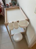 Verzorgingstafel met handige bakjes en vuilnisbakje, Ophalen, Nieuw