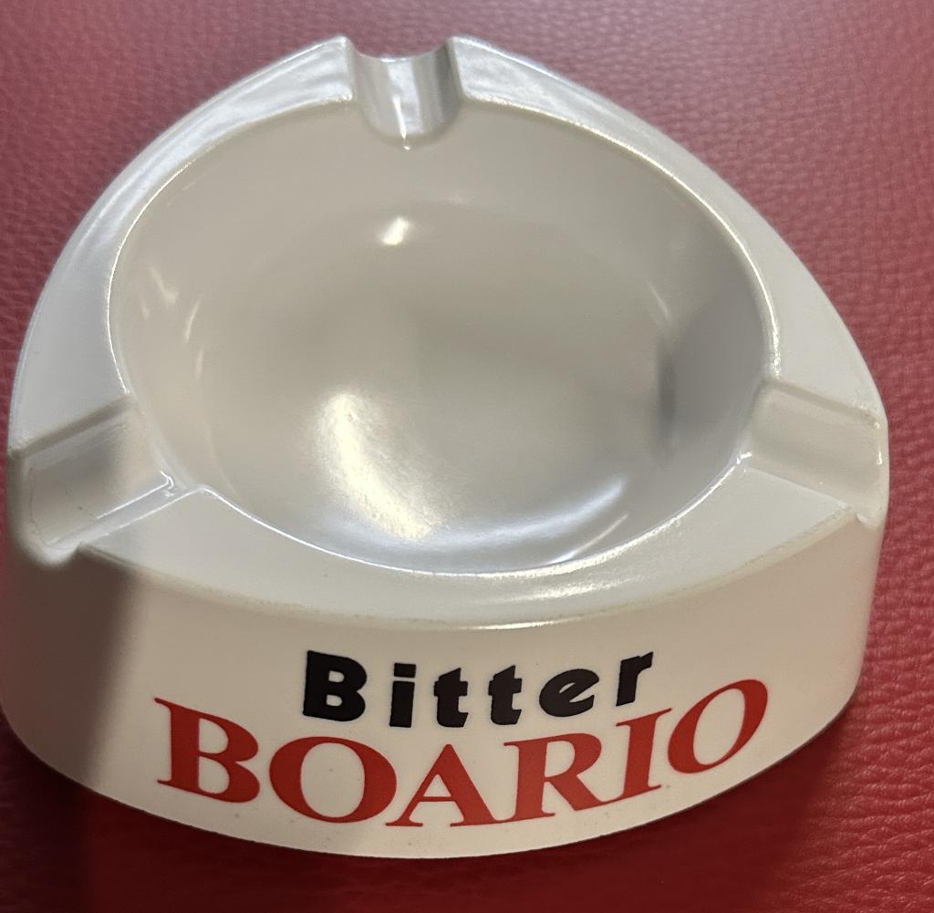 Cendrier Bitter BOARIO, Verzamelen, Ophalen of Verzenden, Gebruikt, Asbak