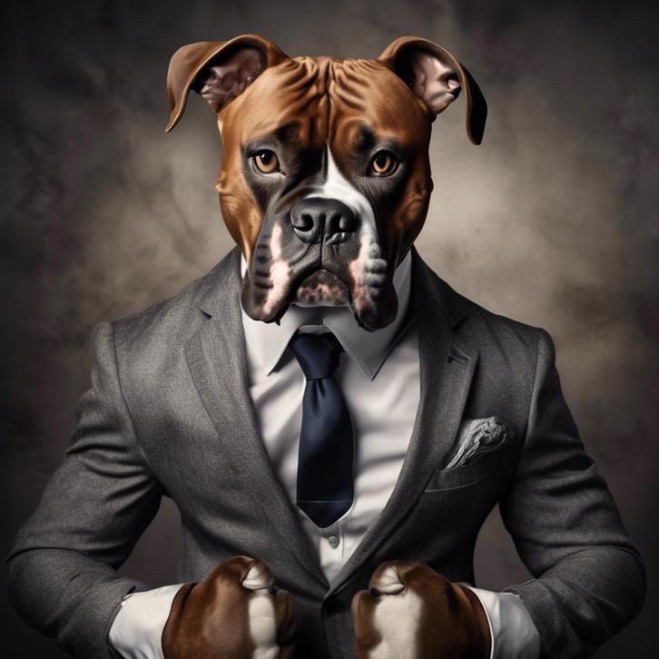 Bully 1, Antiek en Kunst, Kunst | Schilderijen | Modern, Verzenden