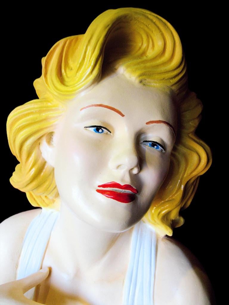 Beeld buste Marilyn Monroe., Antiek en Kunst, Kunst | Designobjecten, Ophalen