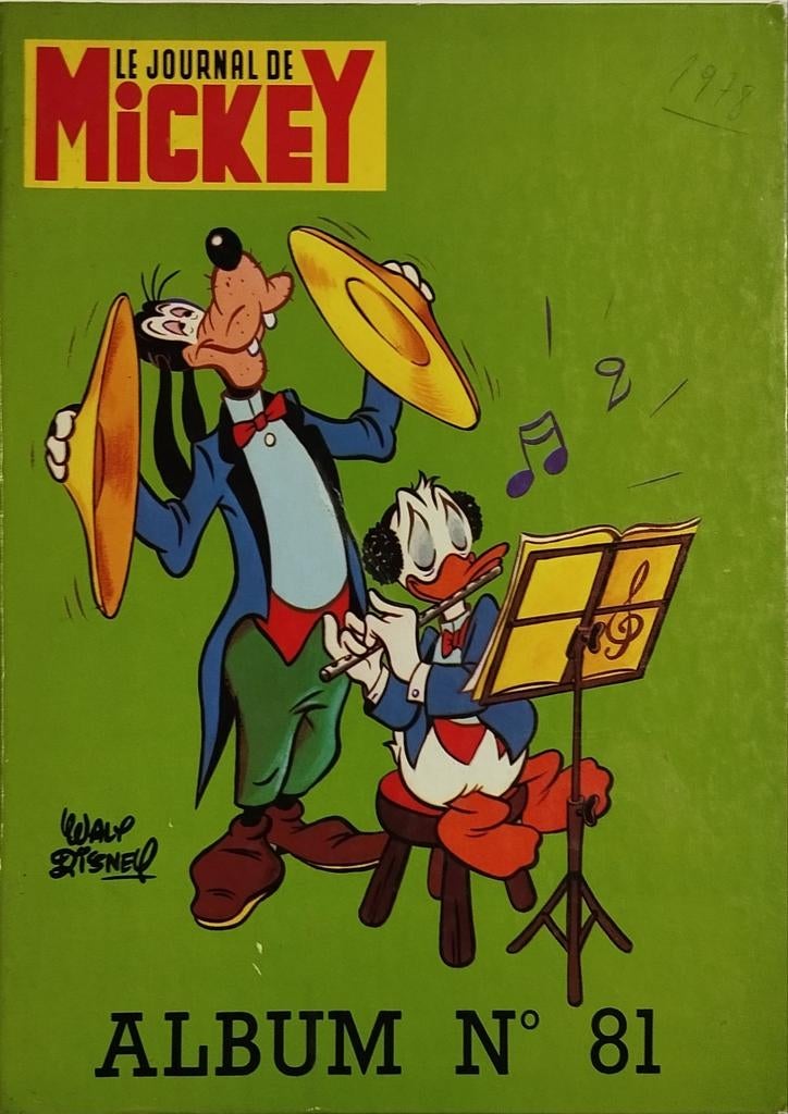 Mickey album 81 collector ivm moto, Livres, Enlèvement ou Envoi