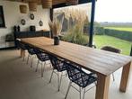 Prachtige super grote Tuintafel 400 X 120 Weg wegens verhuis, Ophalen, Zo goed als nieuw