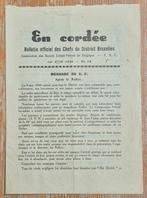 En cordée 1948 Bulletin Chefs FSC scouts scoutisme, Verzamelen, Scouting, Ophalen of Verzenden, Gebruikt, Boek of Tijdschrift