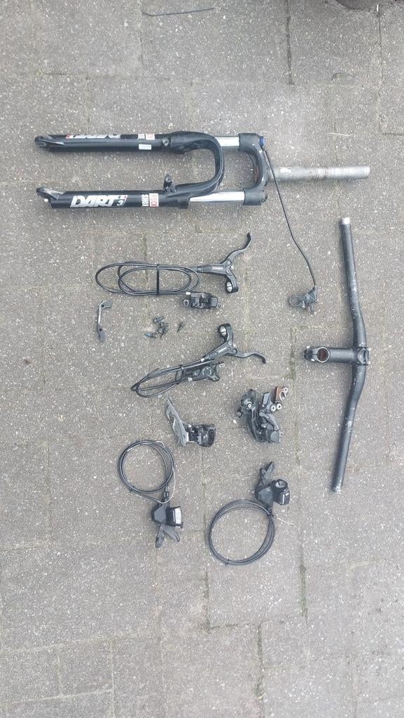 Shimano deore groepset, Fietsen en Brommers, Ophalen, Remmen
