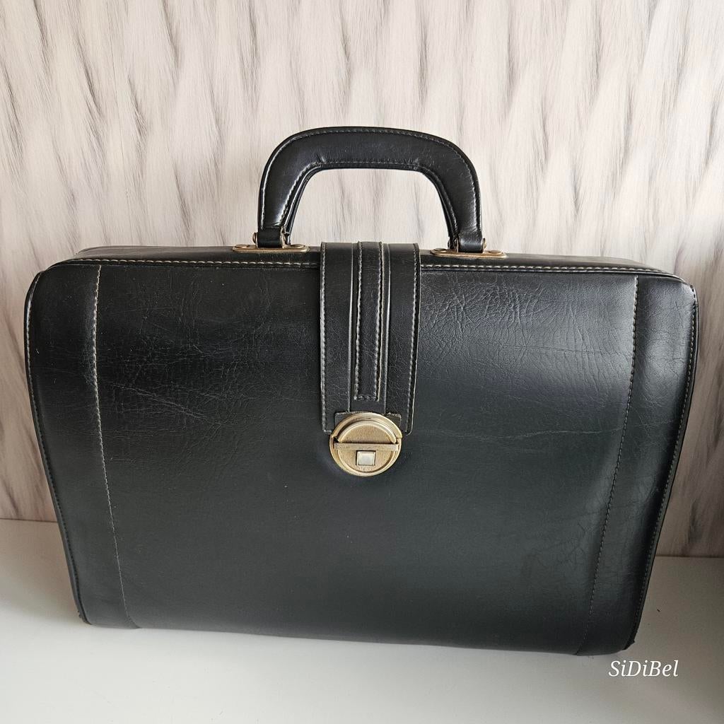 Lederen dokterstas in super goede staat, Antiek en Kunst, Curiosa en Brocante, Ophalen