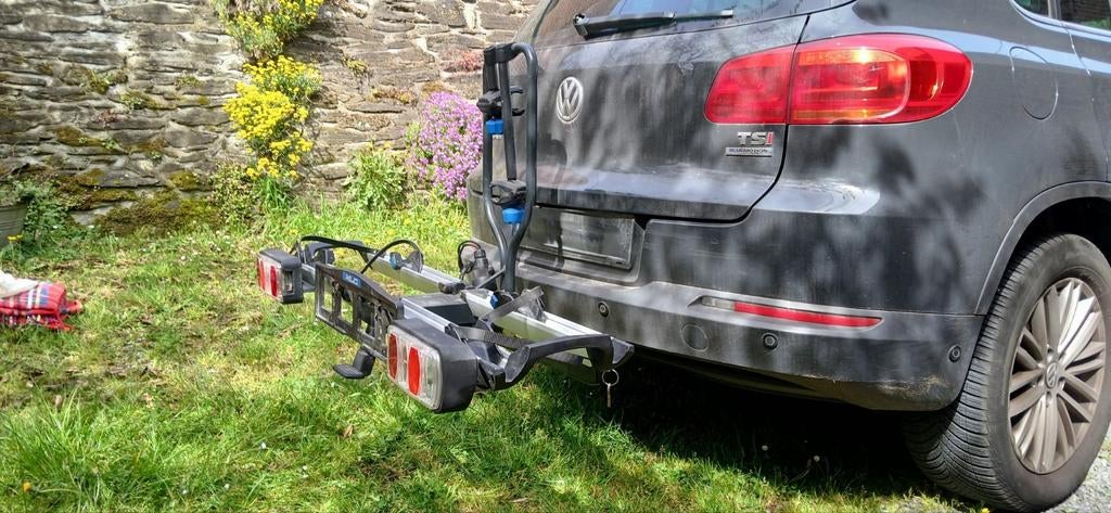 Porte vélos (2)  XLC Azura xtra, Support d'attelage, 2 vélos, Enlèvement, Utilisé