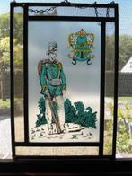 loodglas, glas in loodraam, Carabiniers Prins Boudewijn., Enlèvement ou Envoi
