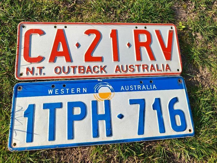 Nummerplaten Australië, Diversen, Overige Diversen, Gebruikt, Ophalen of Verzenden