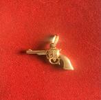 Revolver en or en pendentif, Enlèvement, Comme neuf, Or, Autres représentations