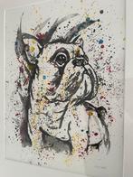 Aquarel Franse Bulldog, Ophalen