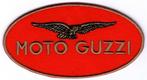 Moto Guzzi stoffen opstrijk patch embleem #4, Motos, Envoi, Neuf