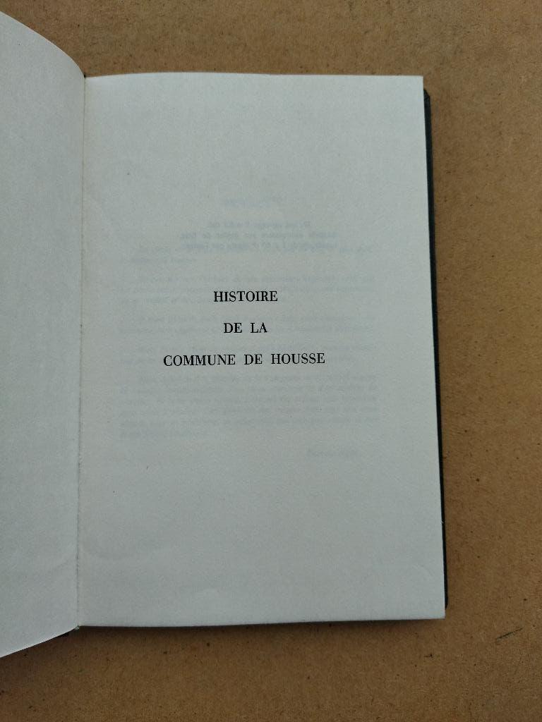 Histoire de la commune de Housse ( prov. de Liège ), Livres, Histoire nationale, Enlèvement ou Envoi, Utilisé, J. Matoul