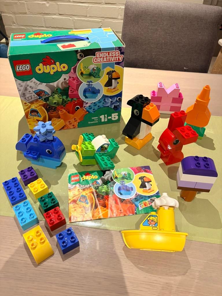Lego Duplo 10865 - « créations amusantes » - très bon état, Enfants & Bébés, Jouets | Blocs de construction, Enlèvement ou Envoi